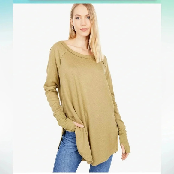 We the Free Snowy Thermal top in Sunstone size XS - Picture 2 of 15